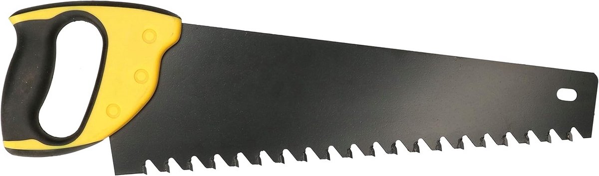 Betonzaag Handmatig - Bouwzaag Cellenbeton - Bouwmaterialen Zagen - Geharde Hardmetalen Tanden - 400 mm Blad - Zwart Geel