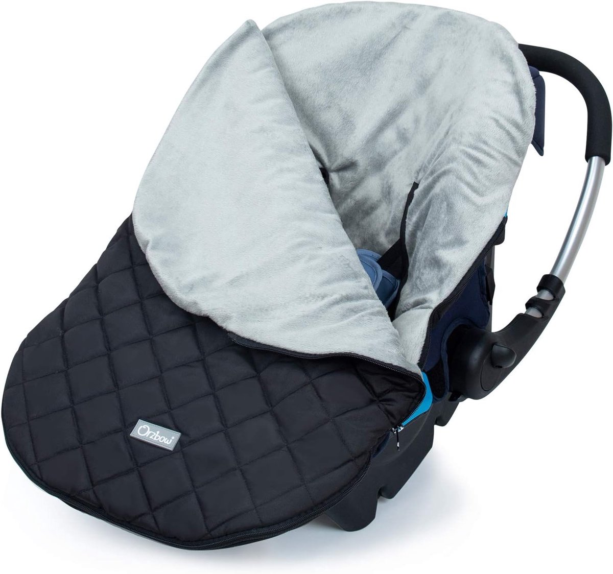 SnelShoppen - Universele Voetenzak Voor Autostoel, Waterdicht, Winddicht, Hoge Warmte, Zwart, Ideaal Voor Kinderen En Baby's, Geschikt Voor Alle Autos
