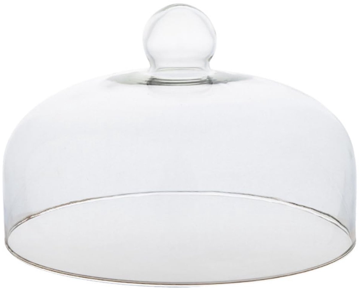 Ronde Taartplaat - Dailygoods- Taartafdekking Loodvrij Glas 25 cm