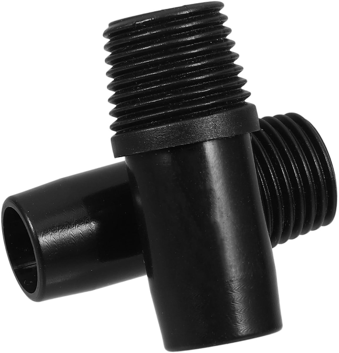 Dailygoods - Schroefdraaduiteinden - Verlengingsadapters - Duurzaam en stevig - Zwart - Bezemaccessoires - Geschikt voor dweil en bezem - 2 stuks