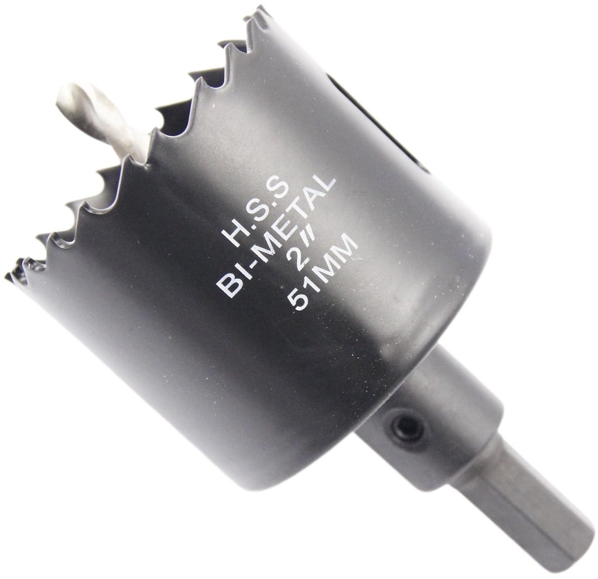 Dailygoods - Crown Saw - Bi-Metal Hole Cutter - Robuust en herbruikbaar - 51 mm - Geschikt voor hout en kunststof - Circular Saw Head