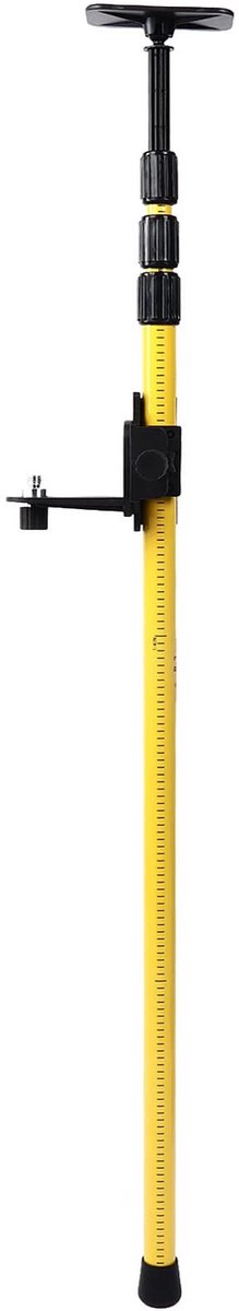 Dailygoods- Telescopische Statief 2.8M - Verstelbare Aluminium Leger - Voor Zware Rotatie/Line Lasers - Ideaal voor Bouw/Verbouwing - Hoogwaardige Materialen - Meetlat