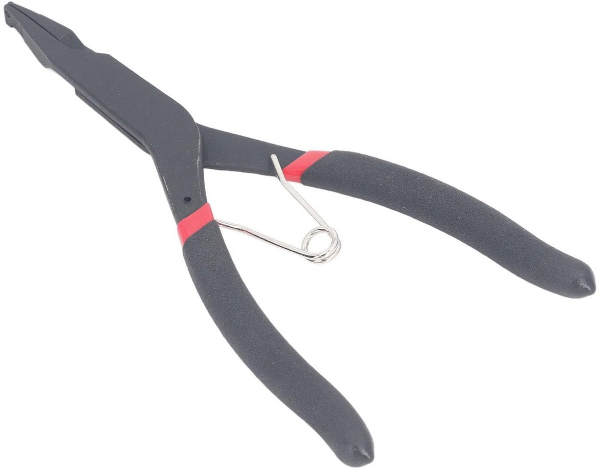 Dailygoods- Lockringtang 90° Hoekpunt - Retaining Ring Tang - Schokbestendig - Ergonomische PVC Handgreep - Veermechanisme - Geschikt voor Tandwielen/Bearings - Ringtang