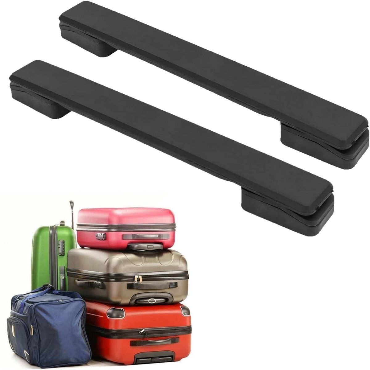 Dailygoods- Kofferhandvat Antislip - Vervangende Handgrepen - Lichtgewicht - Eenvoudig te Installeren - 20 cm - Duurzaam - Kofferhandgrepen