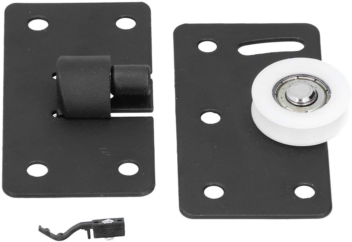 Dailygoods- Schuifdeurroller 85x45mm - Deurwiel - Schuifdeurhardware - Meubelschuifdeurwiel - Pakking - Installatiedikte 10-30mm