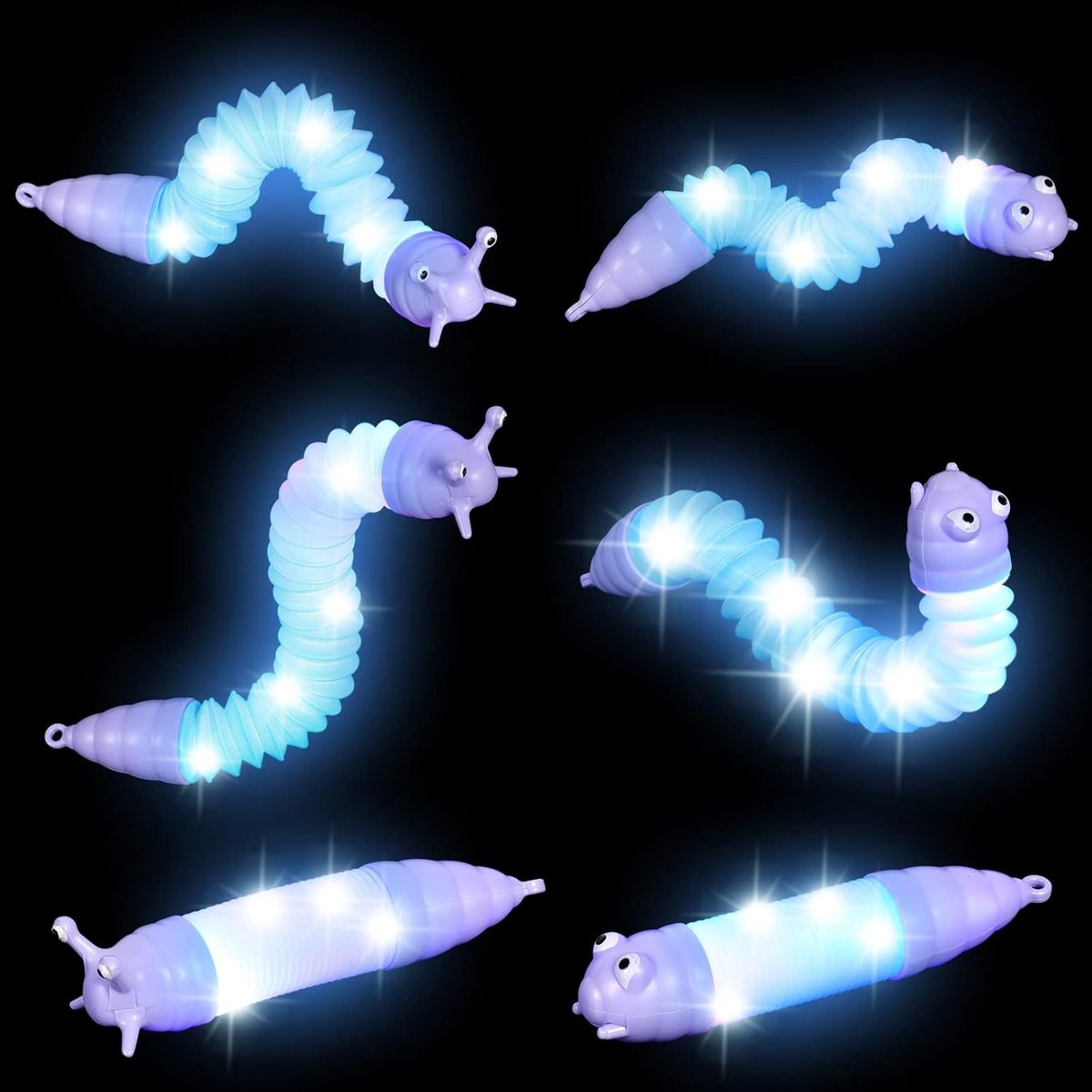 Lichtspeelgoed set - Feestbuisjes - Sfeer Creëren - Met LED verlichting - 2 stuks - Gekleurd