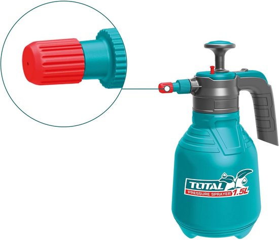 Drukspuit - Rugspuit - Planten Besproeien - Gevoerde Riemen - 16 Liter - Blauw — afbeelding 3