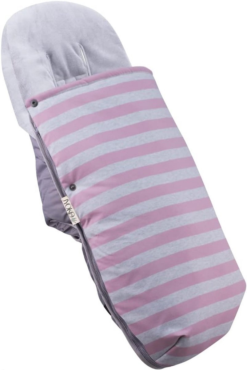 Universele voetenzak - Kinderwagen zak - Warmte en comfort - Hypoallergeen materiaal - 42 x 100 cm - Roze