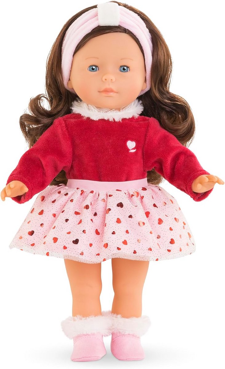 Speelgoedpop - Zachte pop - Kinderspel - Ruikt naar vanille - 36 cm - Zilver