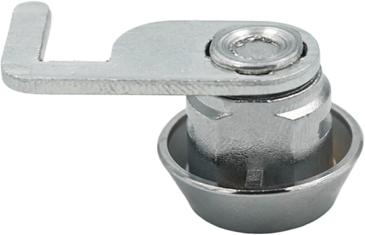 Mini Cam Lock - Snel clip slot - Lades Beveiligen - Eenvoudige vervanging - 15 x 13 mm - Zilver