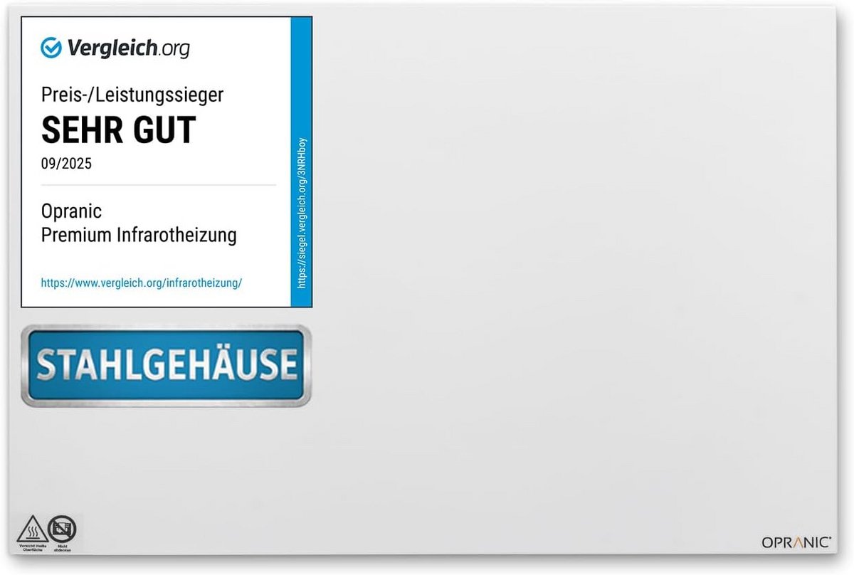 Infrarood Verwarming - Wandverwarming Plafond - Comfortabele Warmte - Energiezuinig Design - 700 Watt - Wit