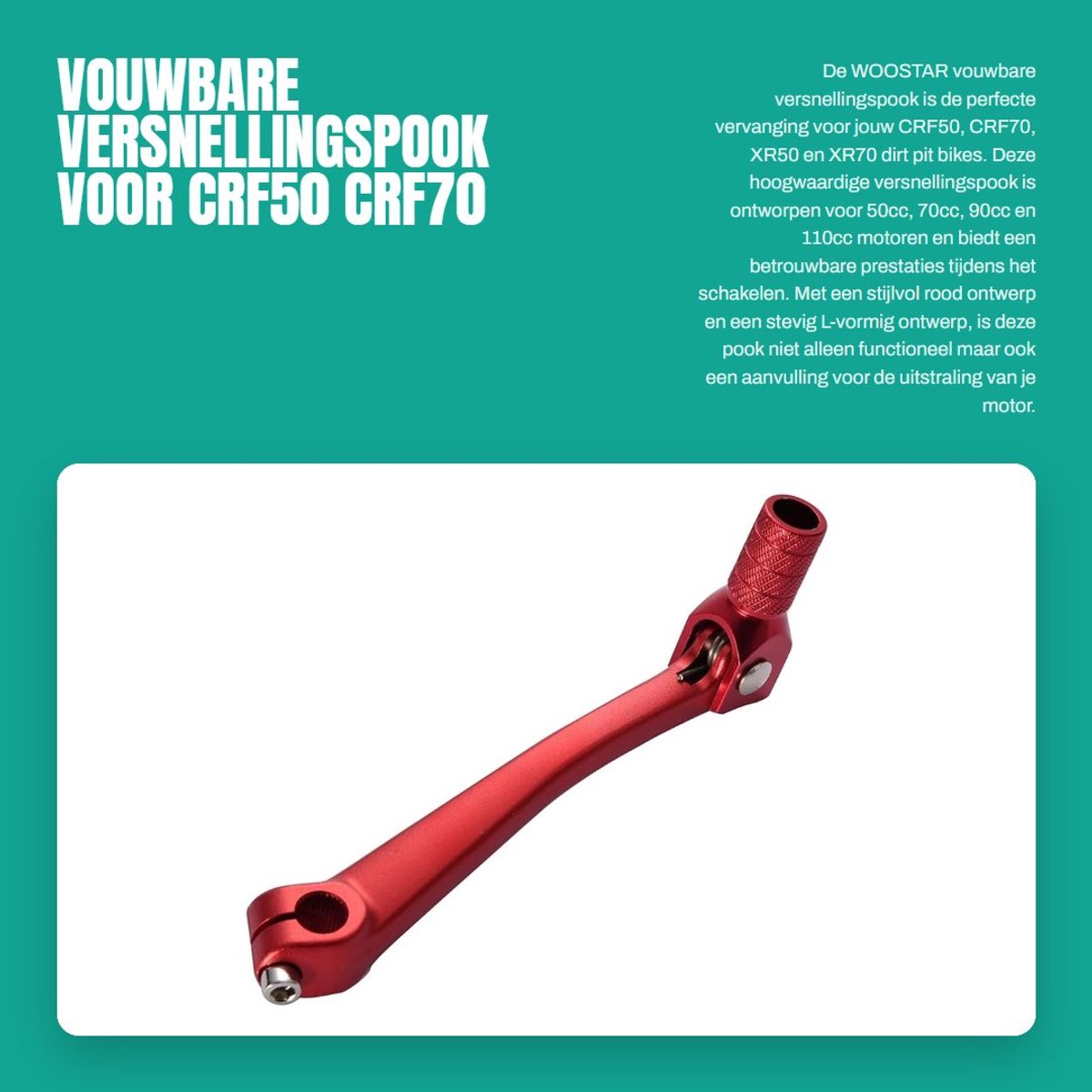Dailygoods- Versnellingspook Hoes - Pookknop - Versnellingspook Knop - Universele Pookknop - Schokbestendig - Hoogwaardige Kwaliteit - Versnellingshendel