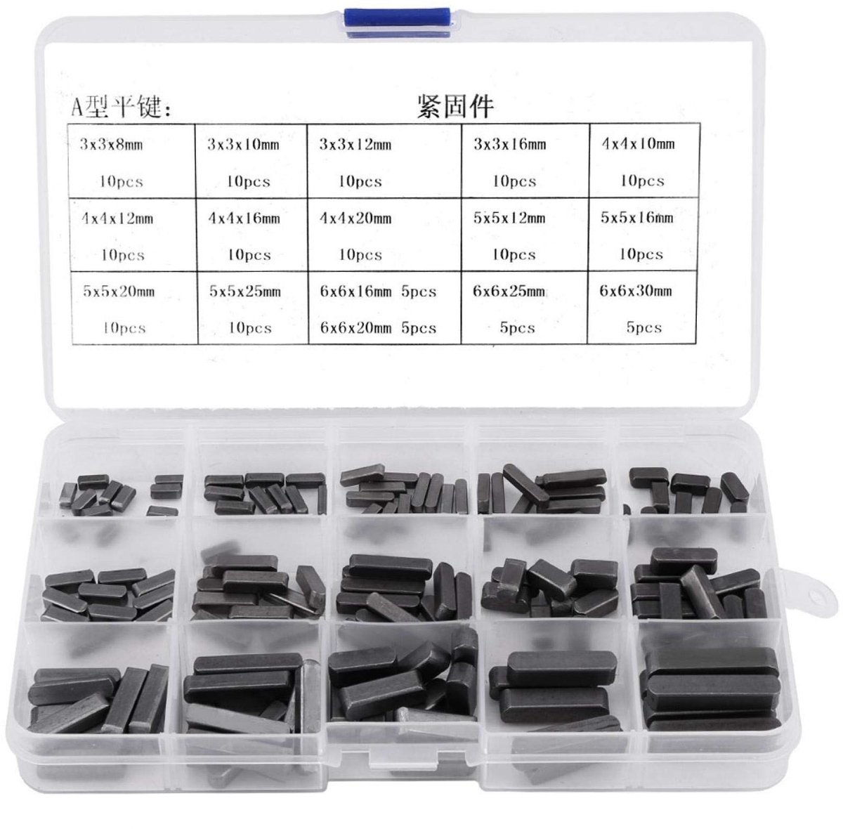 Dailygoods- Veren Set 140 Stuks - Ronde Veren - Roestvrij Staal - 8-30 mm - Gereedschapsset - Slijtvast en Roestbestendig - Bevestigingsveren