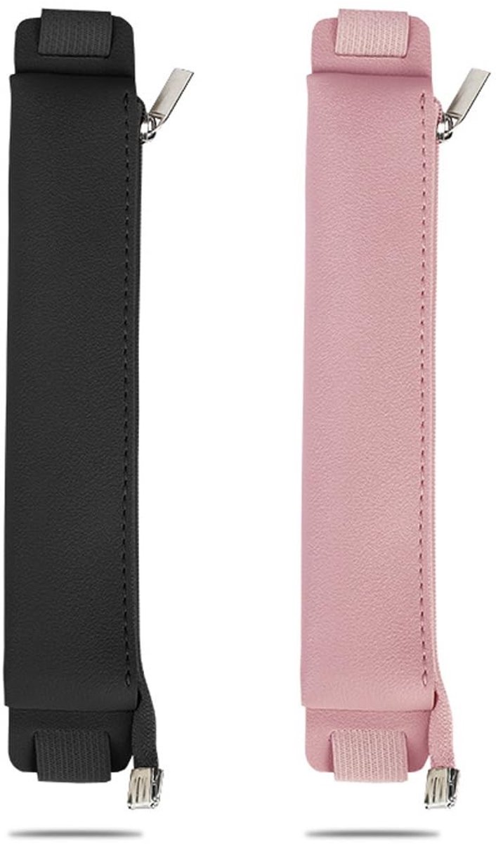 Dailygoods- Pennenetui Waterafstotend Leer - Etui voor Notitieboek - Pennenhouder - Bureau Organizer - Geschikt voor Vulpennen - Duurzame Ritssluiting