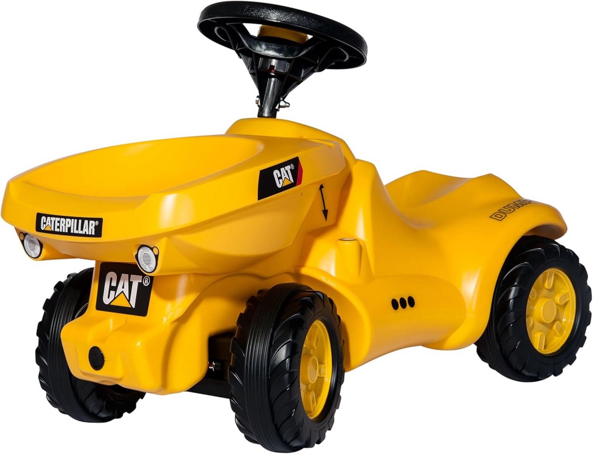 Kinder Dumper - Rijspeelgoed Voertuig - Buiten Spelen - Kantelschaal - 63 cm - Geel