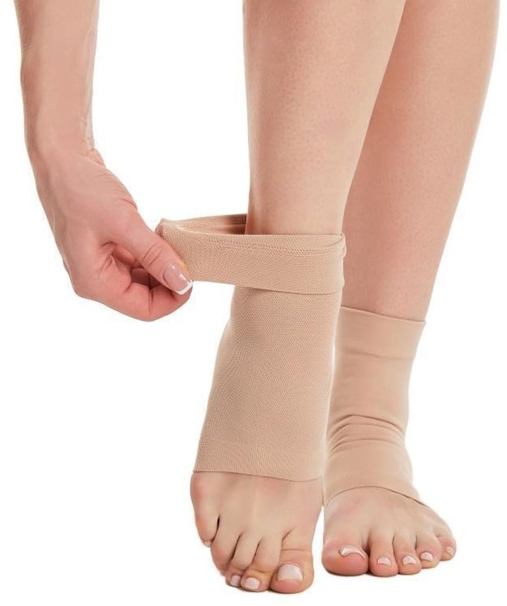 Dailygoods- Schaatssokken Gevoerd - Gelkussen - Enkelbescherming - Ademend - Zweetabsorberend - Hoogwaardig Nylon - Schaatskousen