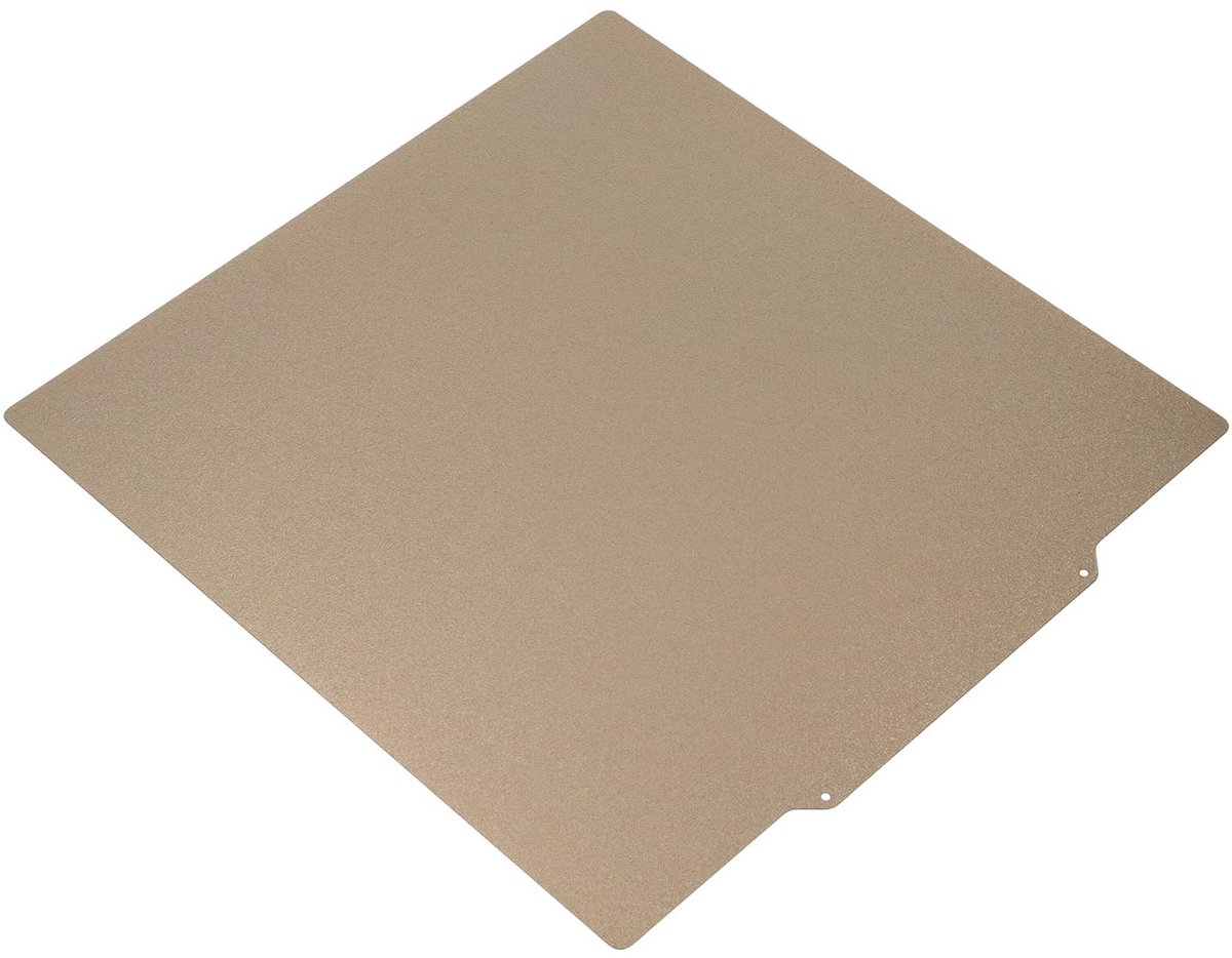 Dailygoods- Bouwplaat Dubbelzijdig - Flexibel PEI-bed 320x310 mm - Geschikt voor CR-10S PRO V2/Sovol SV04 - Hoge Temperatuurbestendigheid - Getextureerde Coating - Eenvoudige Installatie - Printbed