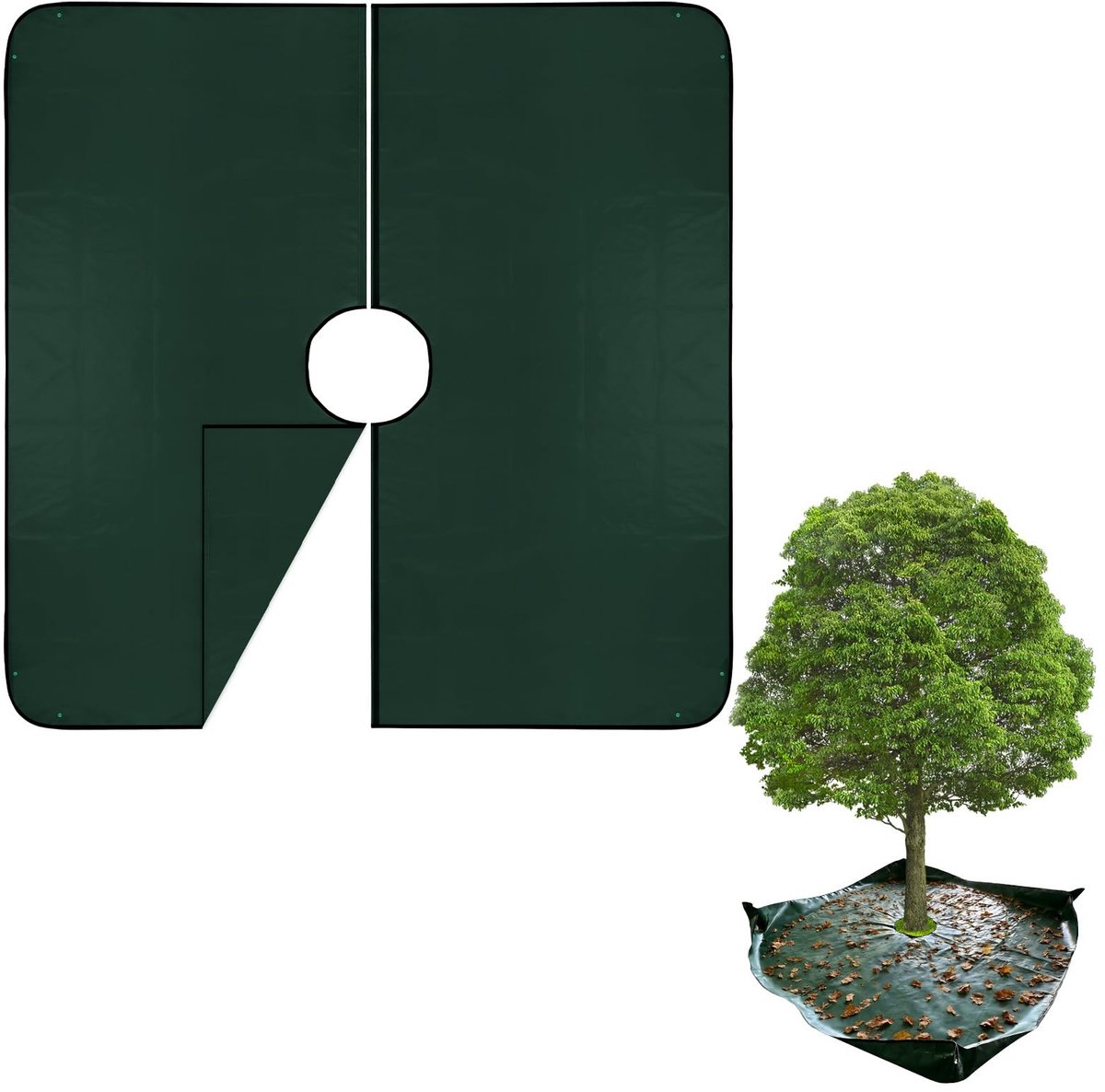 Dailygoods - Landschapsplan voor Snoeien, 200 x 200 cm, Donkergroen