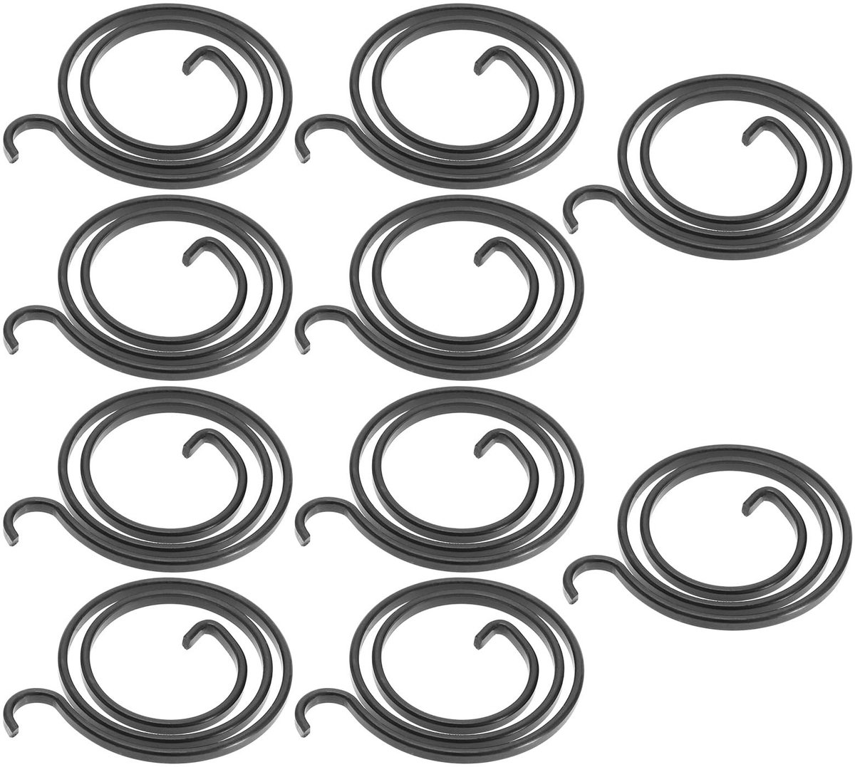 Dailygoods- Draaiveren Hoogwaardige Veer - 10x Draaiveren - Binnendeurgrepen - Reparatieset - Geschikt voor Links-/Rechthandigen - Manganese Staal 36,5x27,5 mm - Deurgreepveer