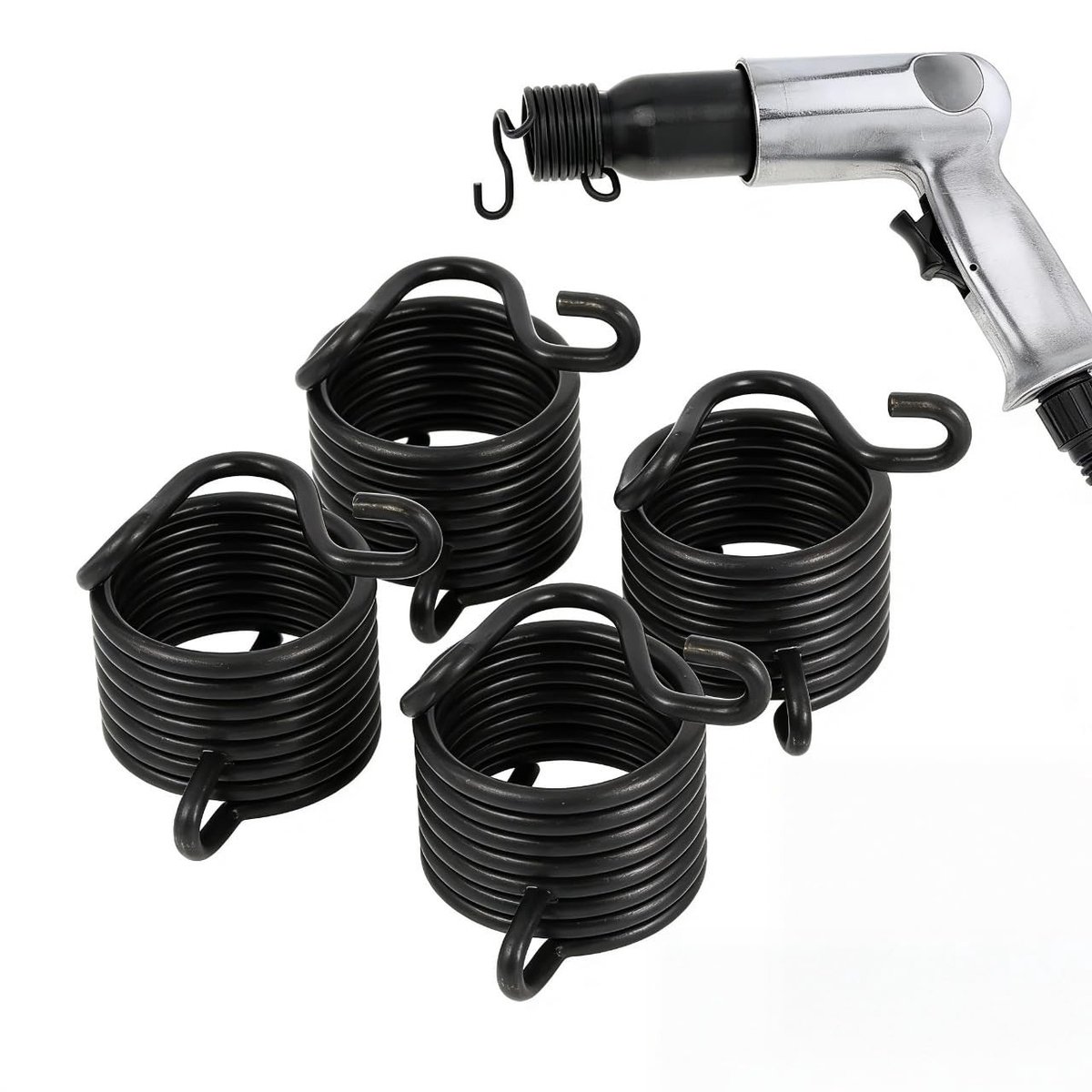 Dailygoods- Graafveer 4 Stuks - Pneumatische Beitel Accessoires - Stalen Veer - Luchtbeitels - Luchtbeitelhamer - Duurzaam en Veilig - Luchtbeitel