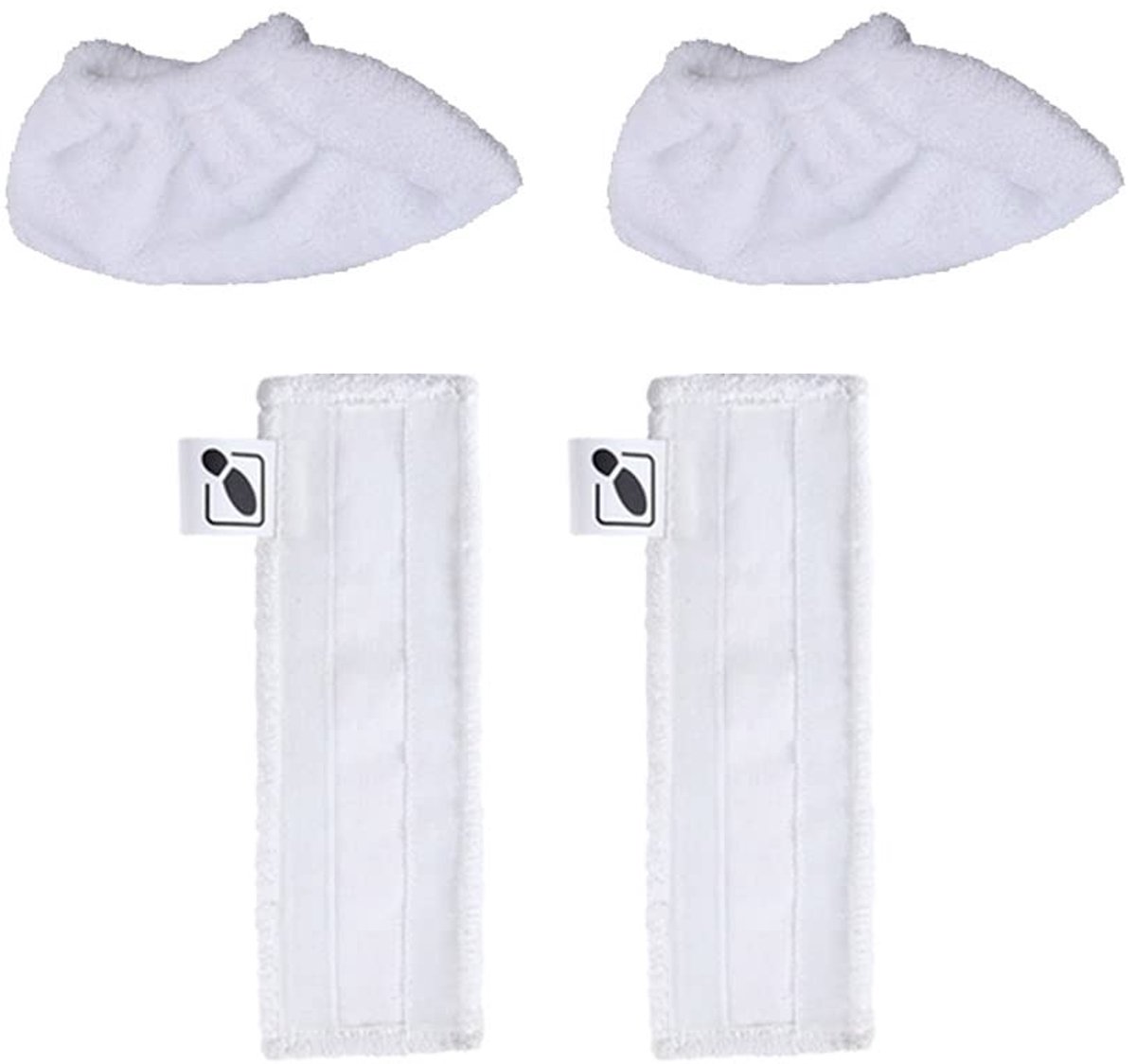 Dailygoods- Reinigingsdoek - 3 Stuks - Microvezel - Wasbaar/Herbruikbaar - Hoge Wateropname - Geschikt voor Kärcher EasyFix - Mopdoek