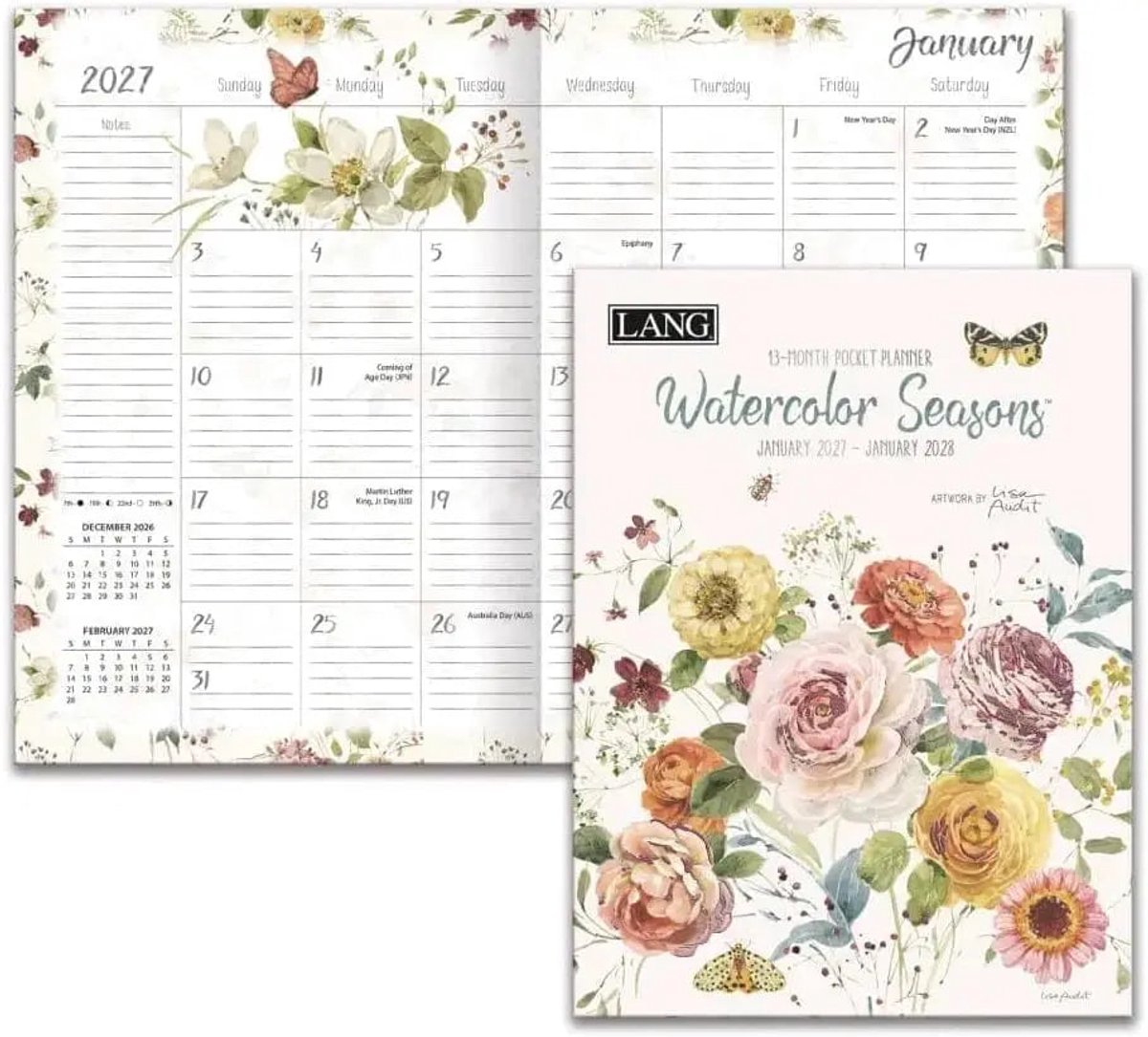 Watercolor Seasons Zakagenda 2027