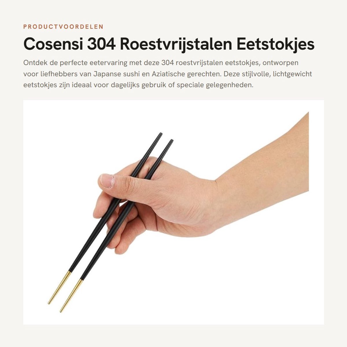 Dailygoods- Eetstokje 304 Roestvrij Staal - Lichtgewicht - Herbruikbaar - Vaatwasmachinebestendig - 22 cm - Zwart/Roze/Blaauw - Sushi Eetstokjes