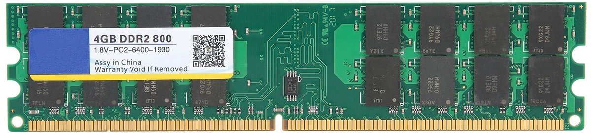 Werkgeheugen 4GB 800MHz - DDR2 - PC2-6400 - 240 pinnen - Desktopcomputer - Duurzaam en lichtgewicht - Geheugenmodule