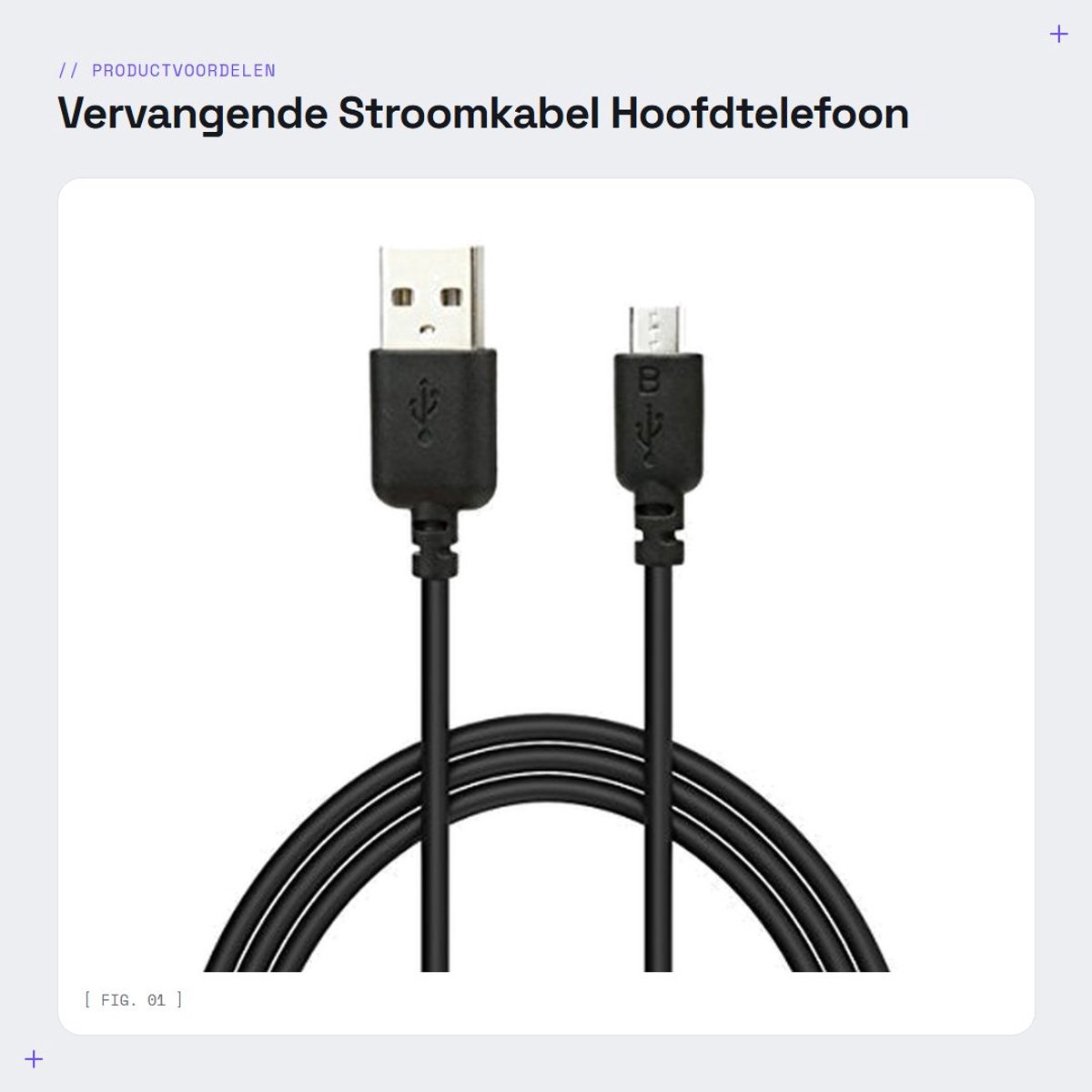 Dailygoods - Vervangende Stroomkabel - Hoofdtelefoon - Geschikt voor Bose QuietComfort en Beats - 3,5mm Jack - Kwaliteit - Perfecte pasvorm - Zwart