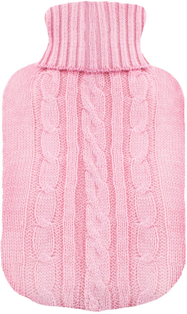 Dailygoods- Hoes voor Warme Kruik - Gebreide Isolator - Huidvriendelijk - Stijlvol - Comfortabel - Perfect voor Koude Winternachten - Warmwaterkruik