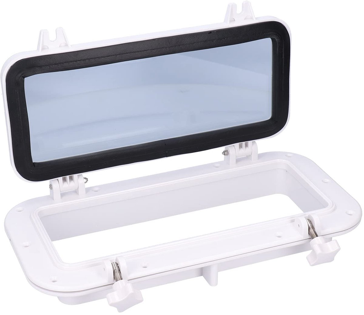 Dailygoods- Portlight met gehard Glas - Rechteckig - 15-3/4 x 7-7/8 inch - Voor Marine/Yacht/RV - Schokbestendig - Waterdicht