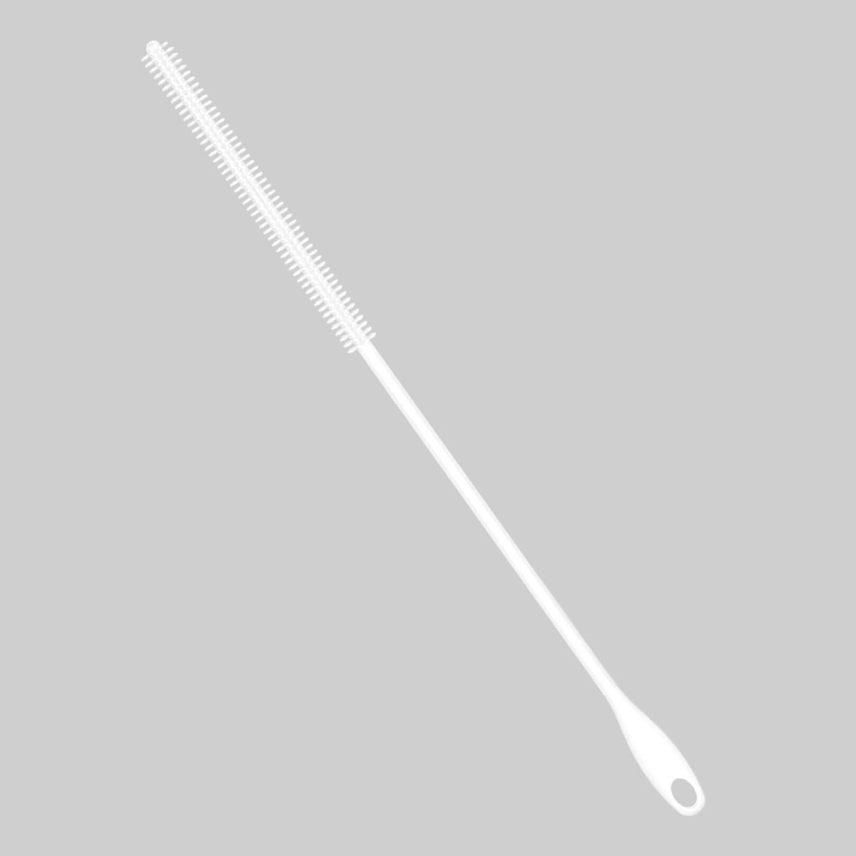 Dailygoods- Rietjesborstel 24 cm - Siliconen - Herbruikbaar - Buigbaar - Spleetreinigingsborstel - 8 mm diameter - Schoonmaakborstel