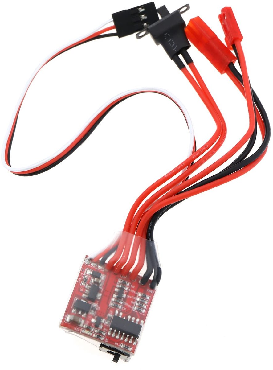 Dailygoods - 20A Geborstelde Elektronische Snelheidsregelaar voor RC Voertuigen