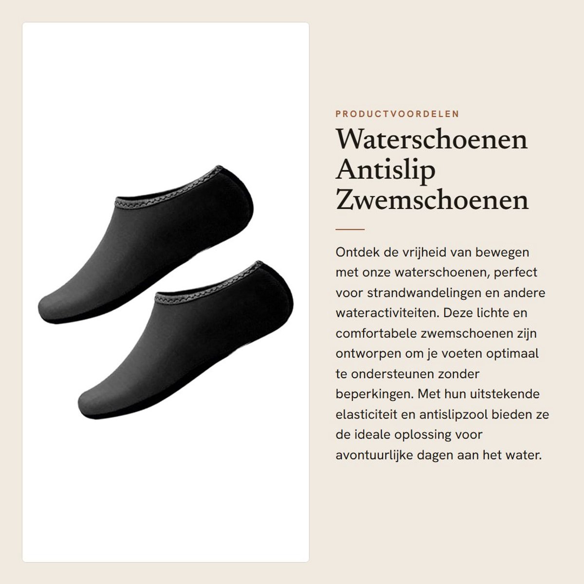 Dailygoods- Waterschoenen Lichtgewicht - Antislip - Zwemschoenen - Strandwandelsokken - Neopreen - Comfortabel en Sneldrogend