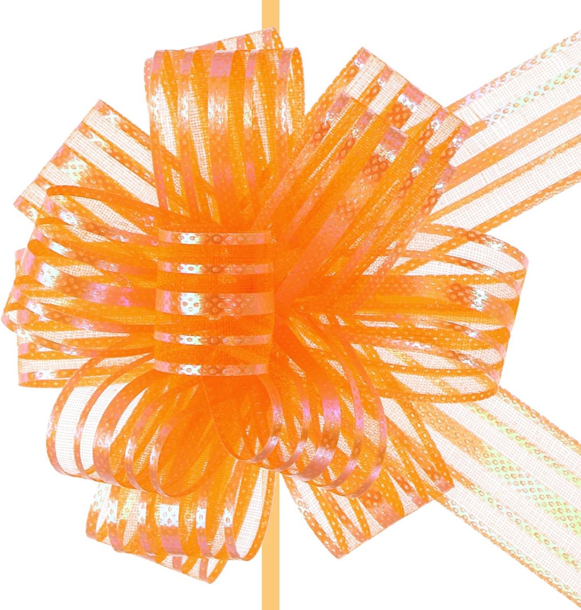 Dailygoods- Organza Trekstrikken 15 Stuks - Gemaakt van Chiffon - Cadeaulint voor Bruiloften - Geschenken - Decoraties - Professioneel ogende Boog