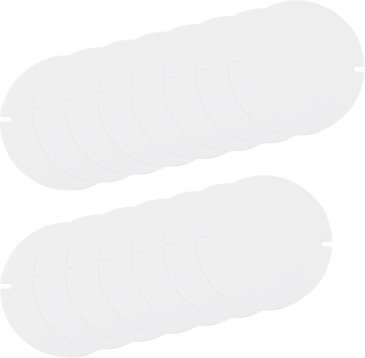 Dailygoods- Kachelpijp Pakking 15 Stuks - Afdichtingsringen - Hittebestendig tot 1200 °C - Diameter 155mm - Dikte 2mm - Calcium Magnesium Silicaat Vezels - Afdichtingsring