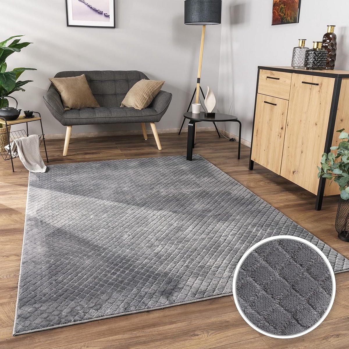 Vloerkleed Kortpolig - Scandi Boho - Woonkamer Inrichten - Geschikt Voor Vloerverwarming -