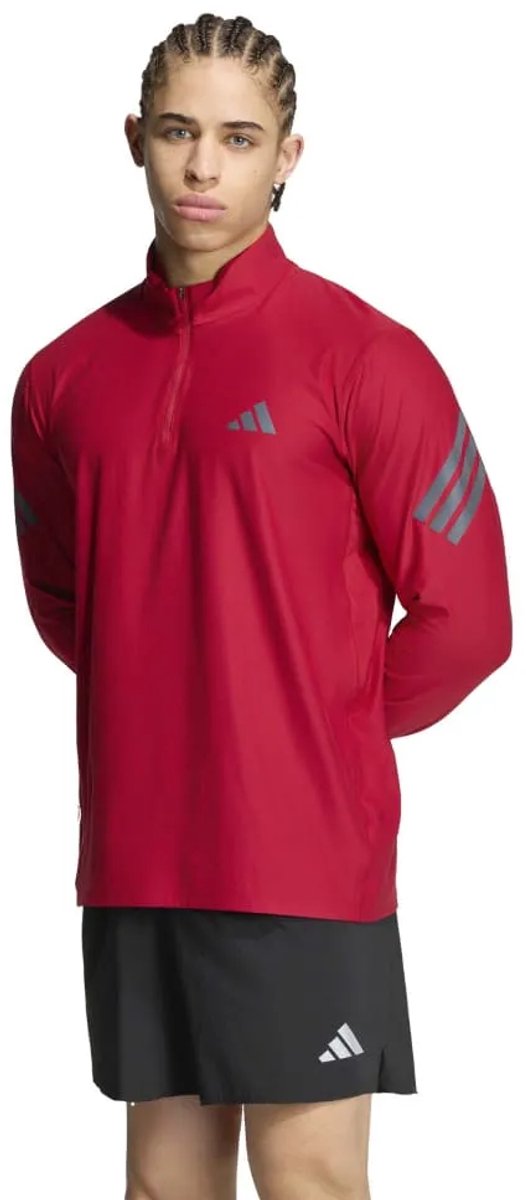 Adidas Adi365 Iconic Sweatshirt Met Halve Rits Man Zwart