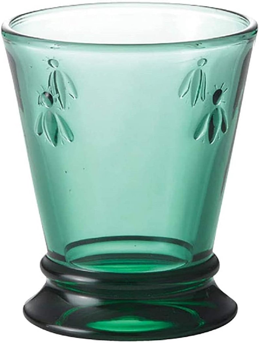 Groen Waterglas 260 ml - Stijlvol Geperst Glas voor Water of Sap