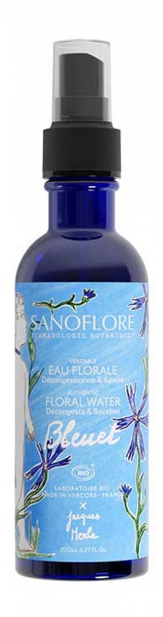 Sanoflore Véritable Eau Florale Bleuet x Jacques Merle 200 ml