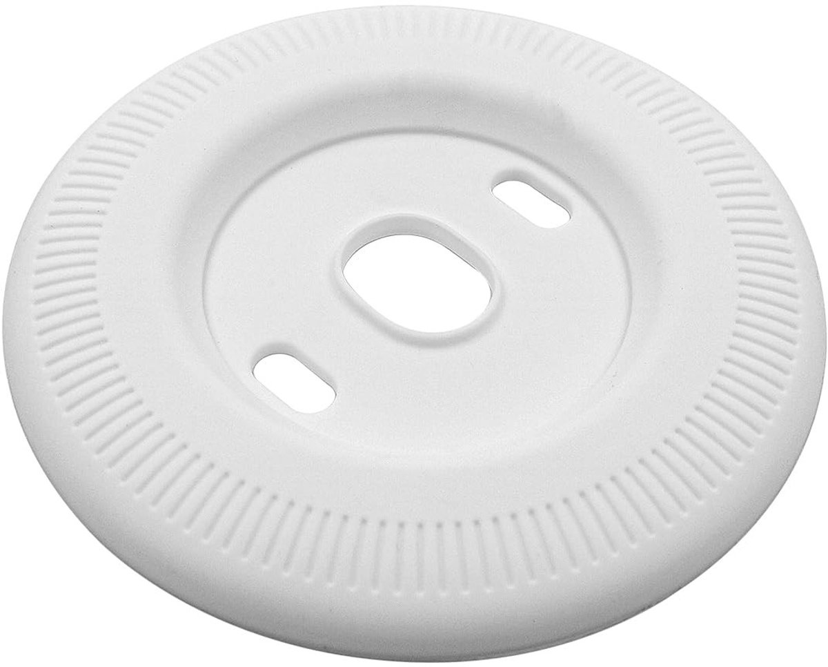 Dailygoods- Thermostaat Beschermhoes - Compatibel met Google Nest Thermostaat 1st/2nd/3rd Generatie - Wit - Siliconen - Diameter 125 mm - Eenvoudig en Elegant Design - Thermostaathoes – foto 3