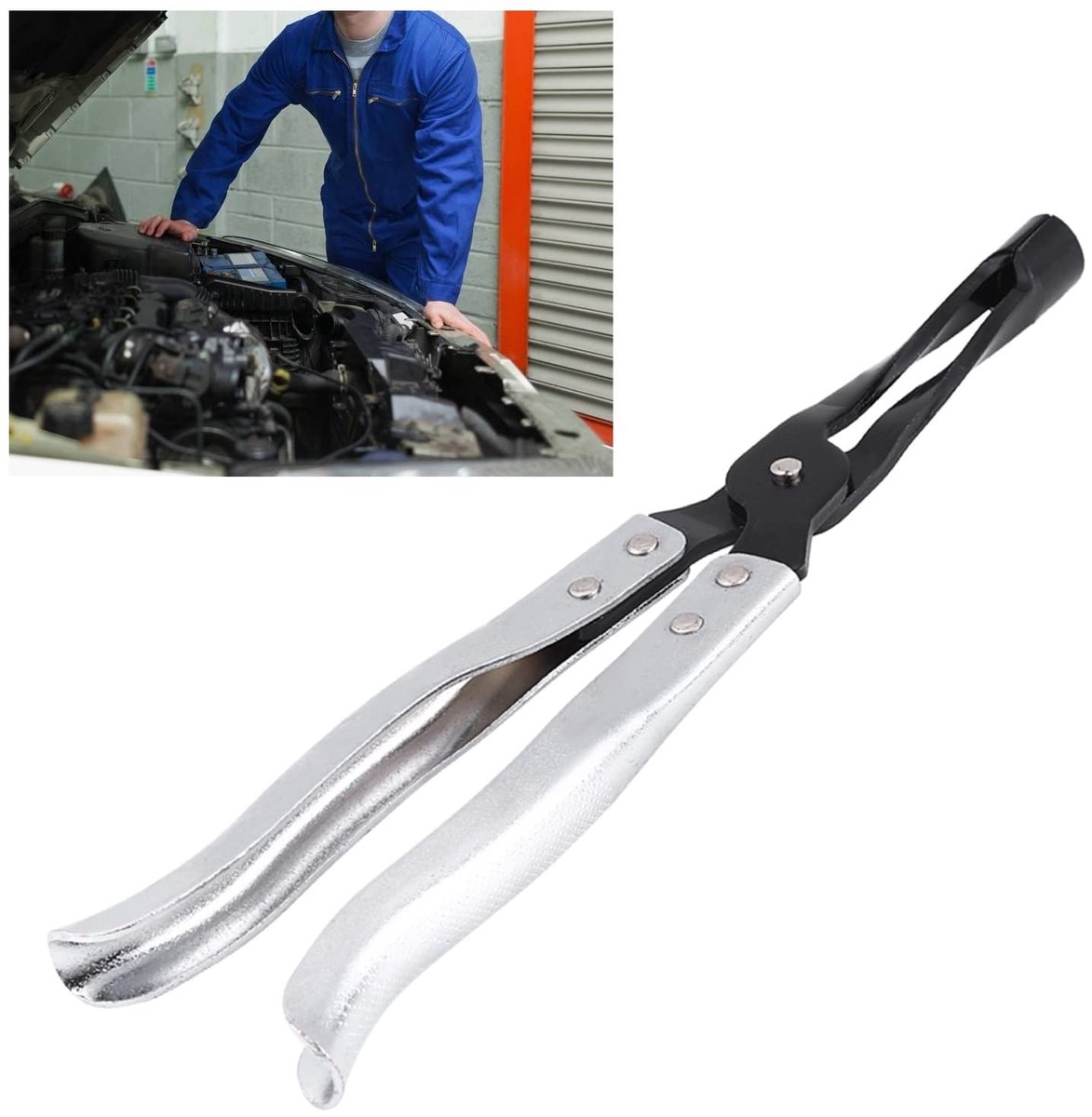 Dailygoods- Klemmend Gereedschap - Hoogwaardige Staalconstructie - Ergonomisch Ontwerp - Sterke Functionaliteit - Voor Schachtafdichtingen - Geschikt voor Motoren - Afdichtingssleutel