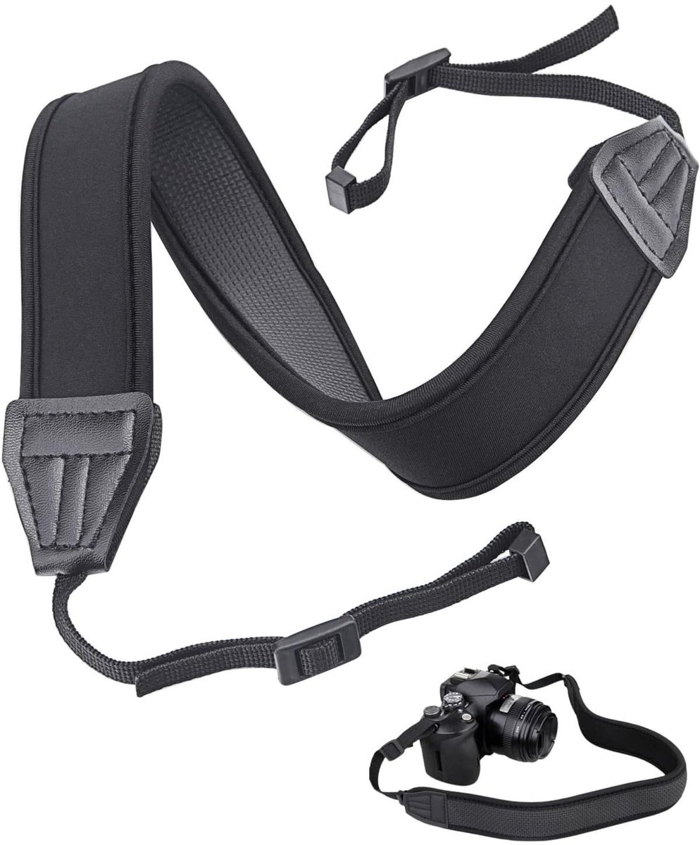 Dailygoods- Camerariem Schokbestendig - Gevlochten Katoenen Schouderriem - Verstelbare Voorriem - Lichtgewicht - 56 cm Lint-lengte - Comfortabel en Elastisch - Camera Strap