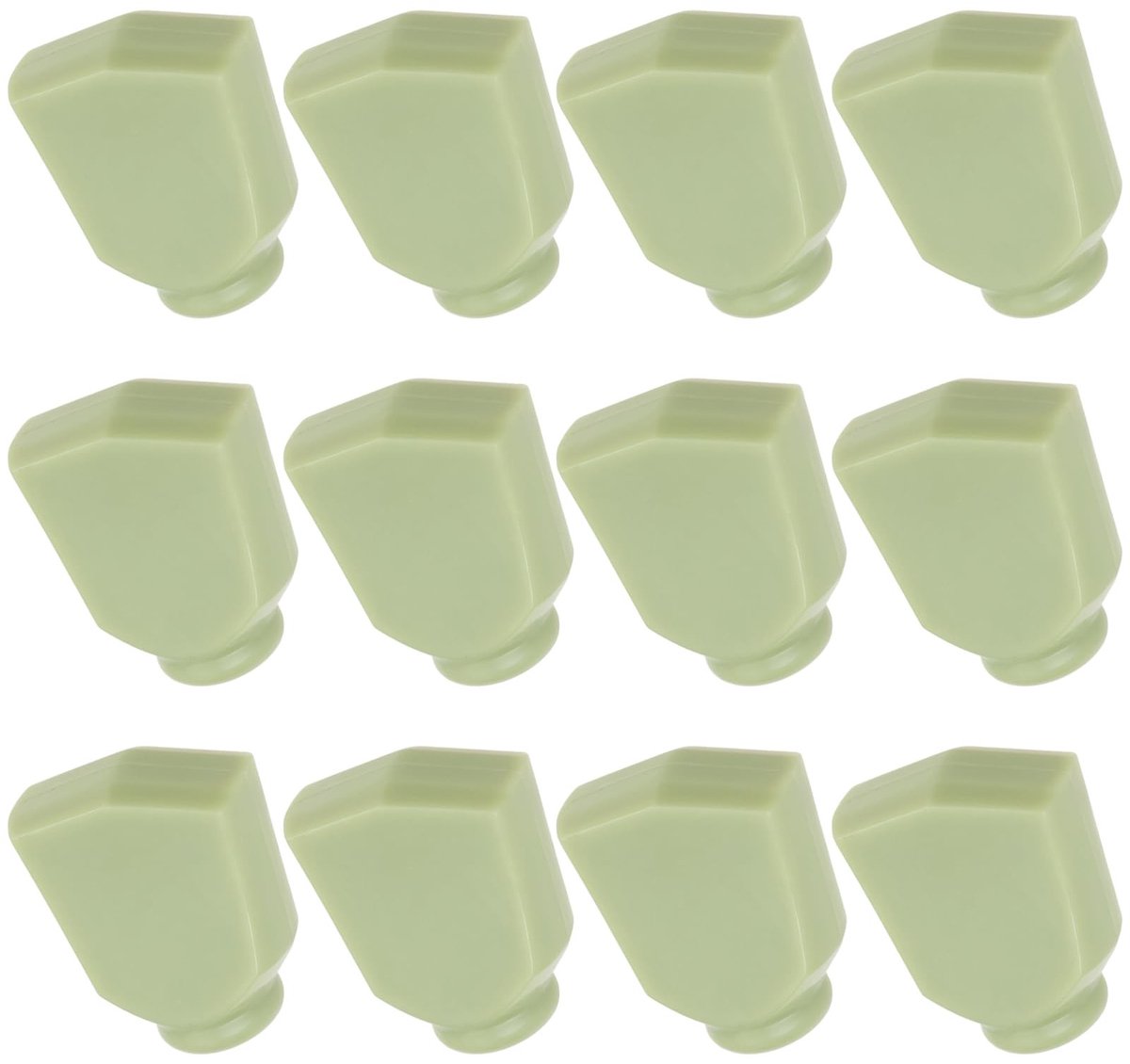 Dailygoods- Tuning Knoppen 12 Stuks - Kunststof - 22,2x17,8x2,7mm - Slijtvast - Geschikt voor Akoestische Gitaren - Eenvoudige Installatie - Stemknoppen