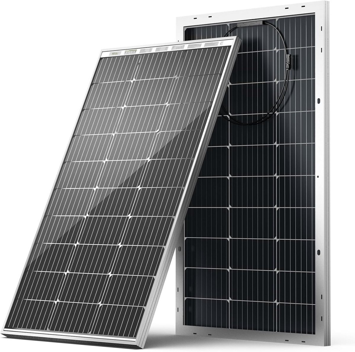 Zonnepaneel - PV module - Batterij opladen - Hoog rendement - 100 Watt - Zwart