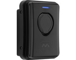Laadstation Elektrische Auto - EV Oplader - Thuis Opladen - RFID Bediening - 7.4 kW - Zwart