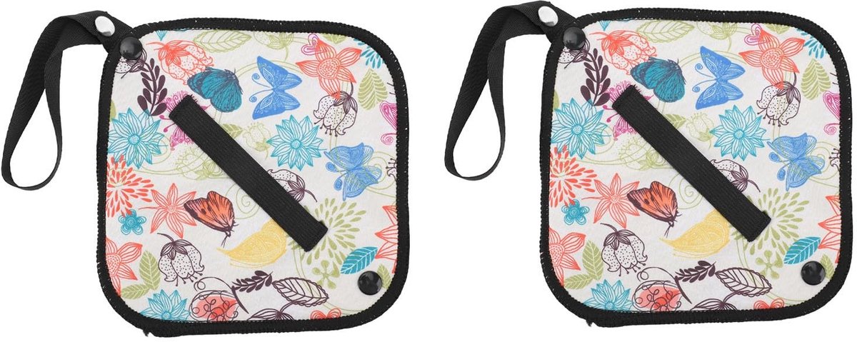 Dailygoods- Handdoeken 2 Stuks - Herbruikbaar - Absorberend - Bamboekoolvezel - Waterdicht - Ecologisch - Doek