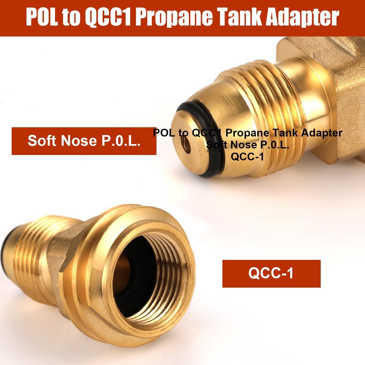 Dailygoods - POL naar QCC1 Adapter voor Propaantank