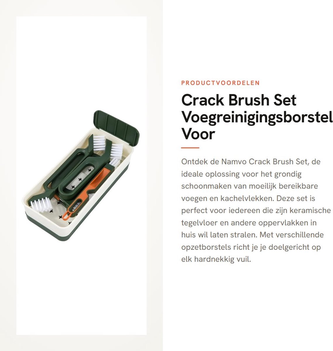 Dailygoods- Reinigingsborstel Set - Voegborstel - Hoekreinigingsborstel - Keramische Tegelvloer - Duurzaam Materiaal - Harde/Zachte Haren - Borstelset