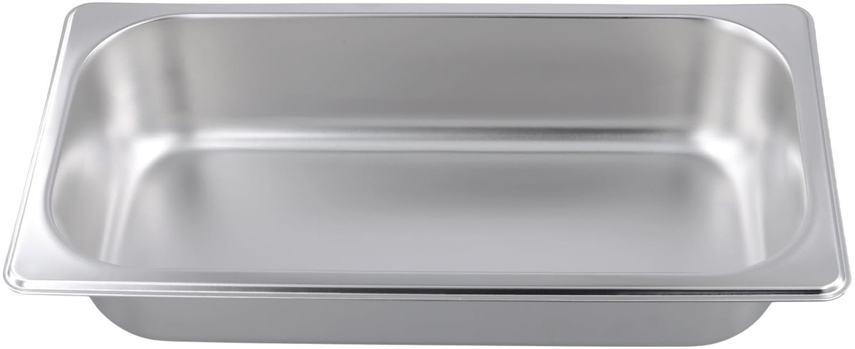 Dailygoods- Paneerschalenset 5-delig - Roestvrij Staal - Rechthoekige Schalen - 32,5 x 17,5 x 6,5 cm - Duurzaam - Geschikt voor Keuken en Restaurant - Roestvrijstalen Containers